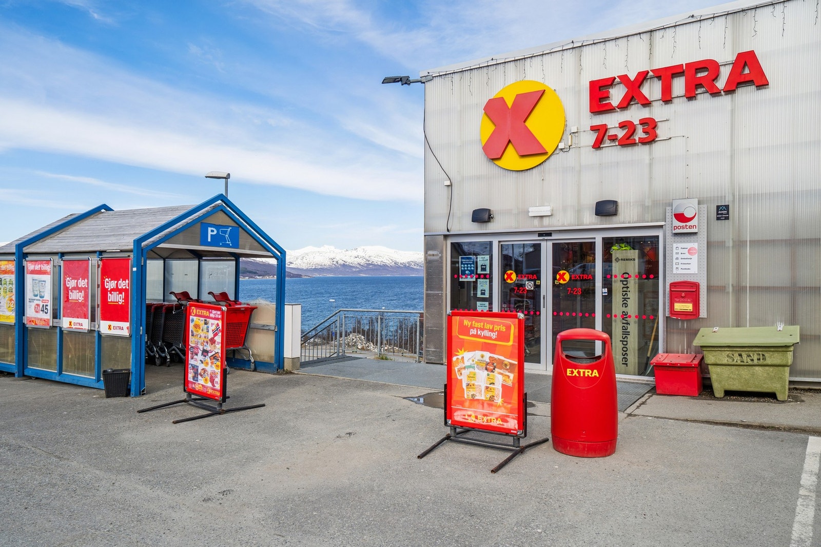 Dagligvarehandelen gjøres enkelt på Coop Extra Hamna Galleribilde