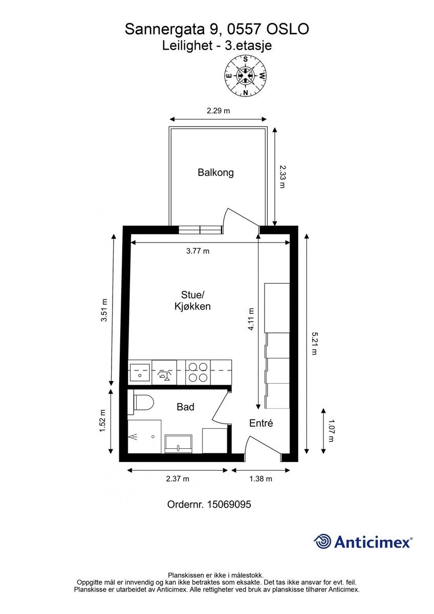Plantegning Galleribilde
