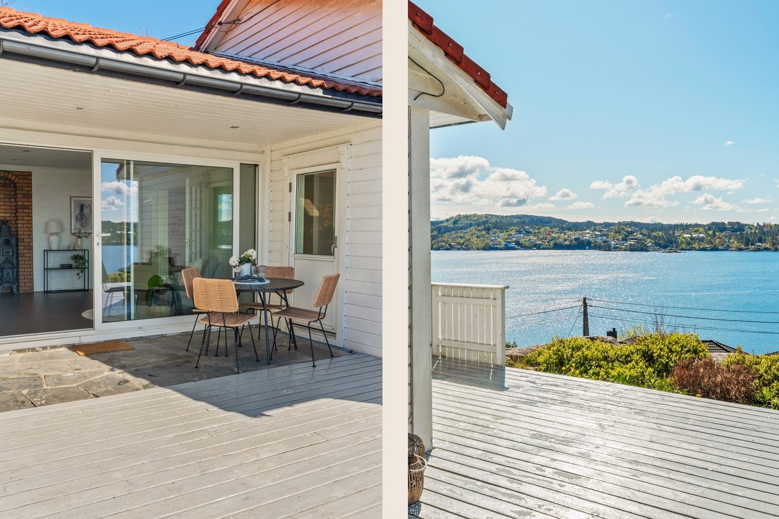 Eiendommen har flere rause uteplasser, og det er god plass til å invitere venner, familie og bekjente til grillfest! Galleribilde