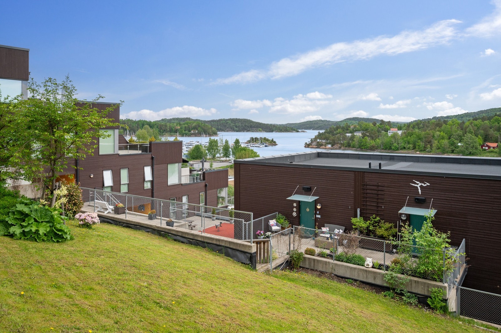 Pent opparbeidet uteområde Galleribilde