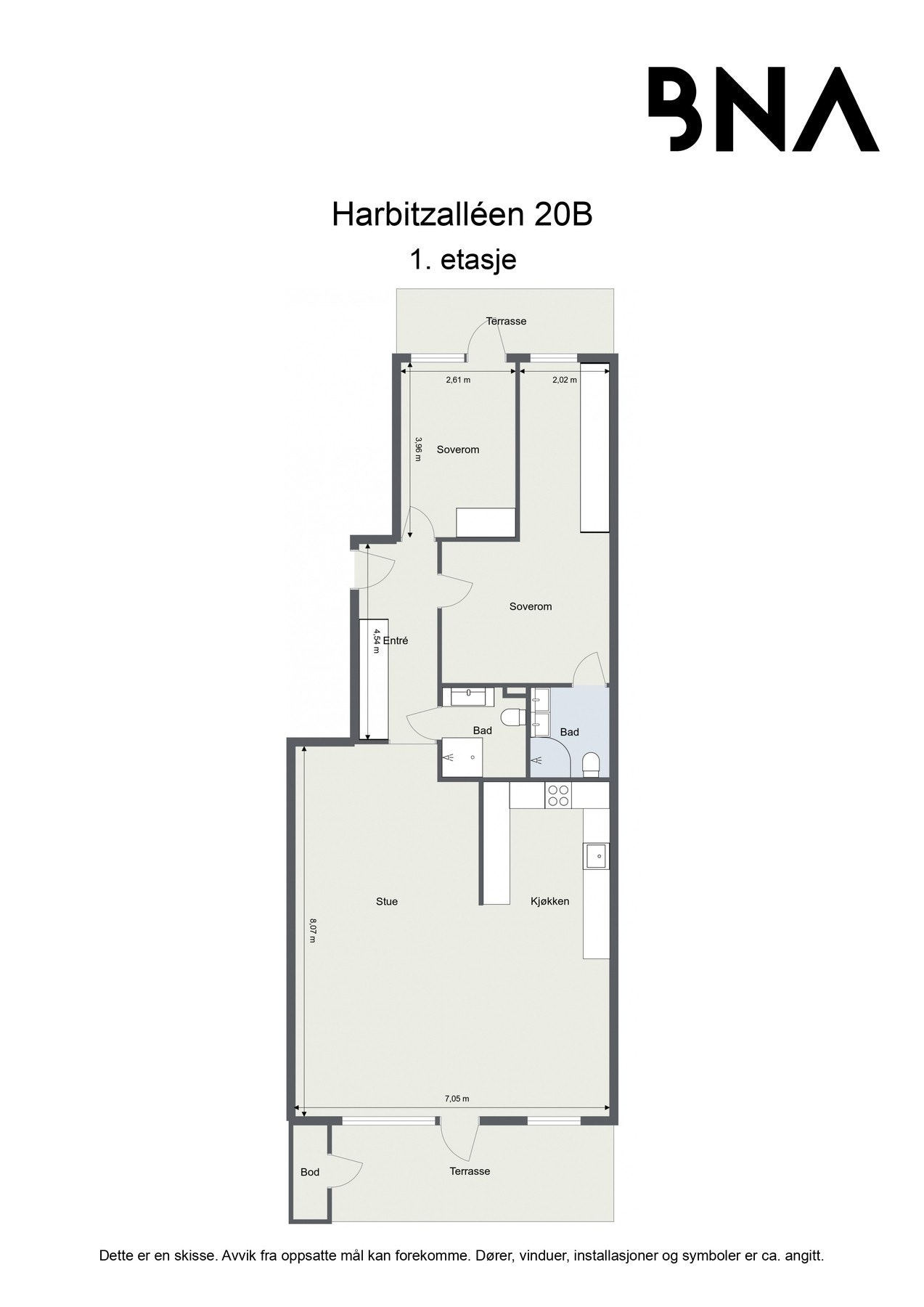 Plantegning Galleribilde