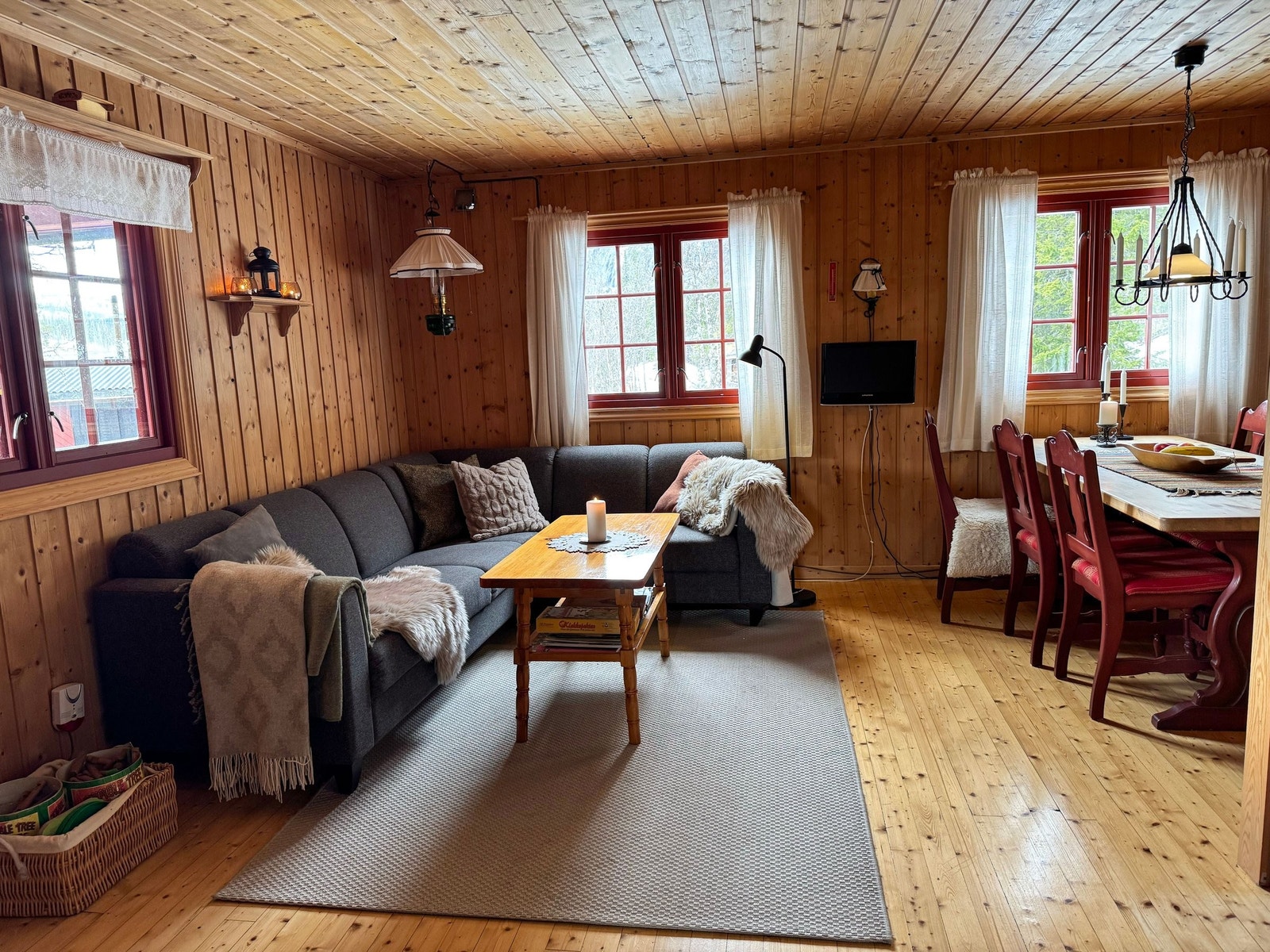Stue med sofagruppe Galleribilde
