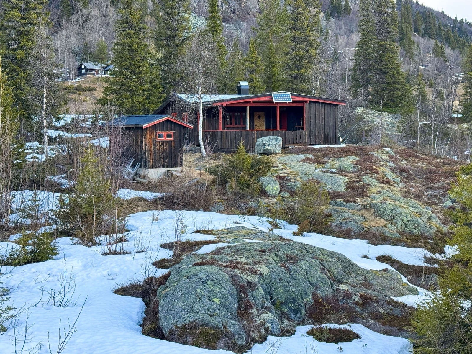 Hytta sett fra sør Galleribilde