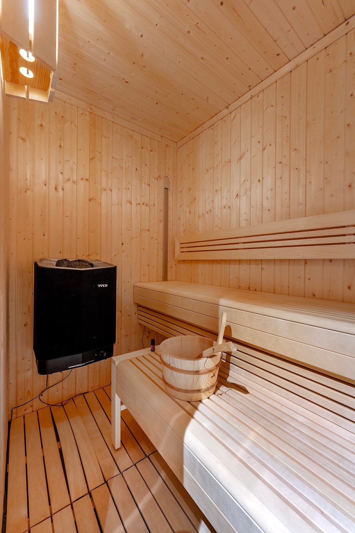 Badstua er en perfekt avdeling for velvære og avslapning etter en dag i skibakken eller på fjellet. Galleribilde