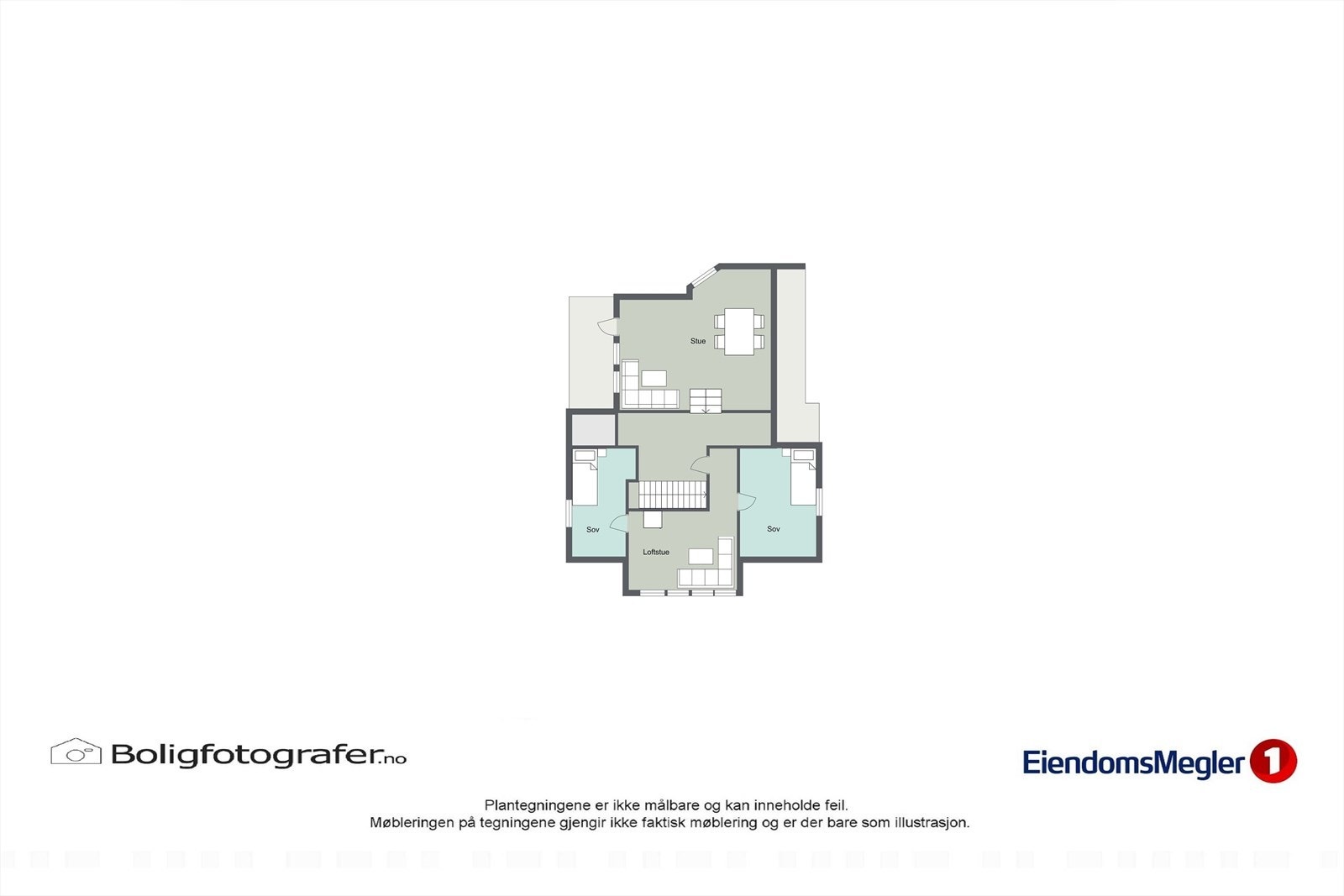 Plantegning loft Galleribilde