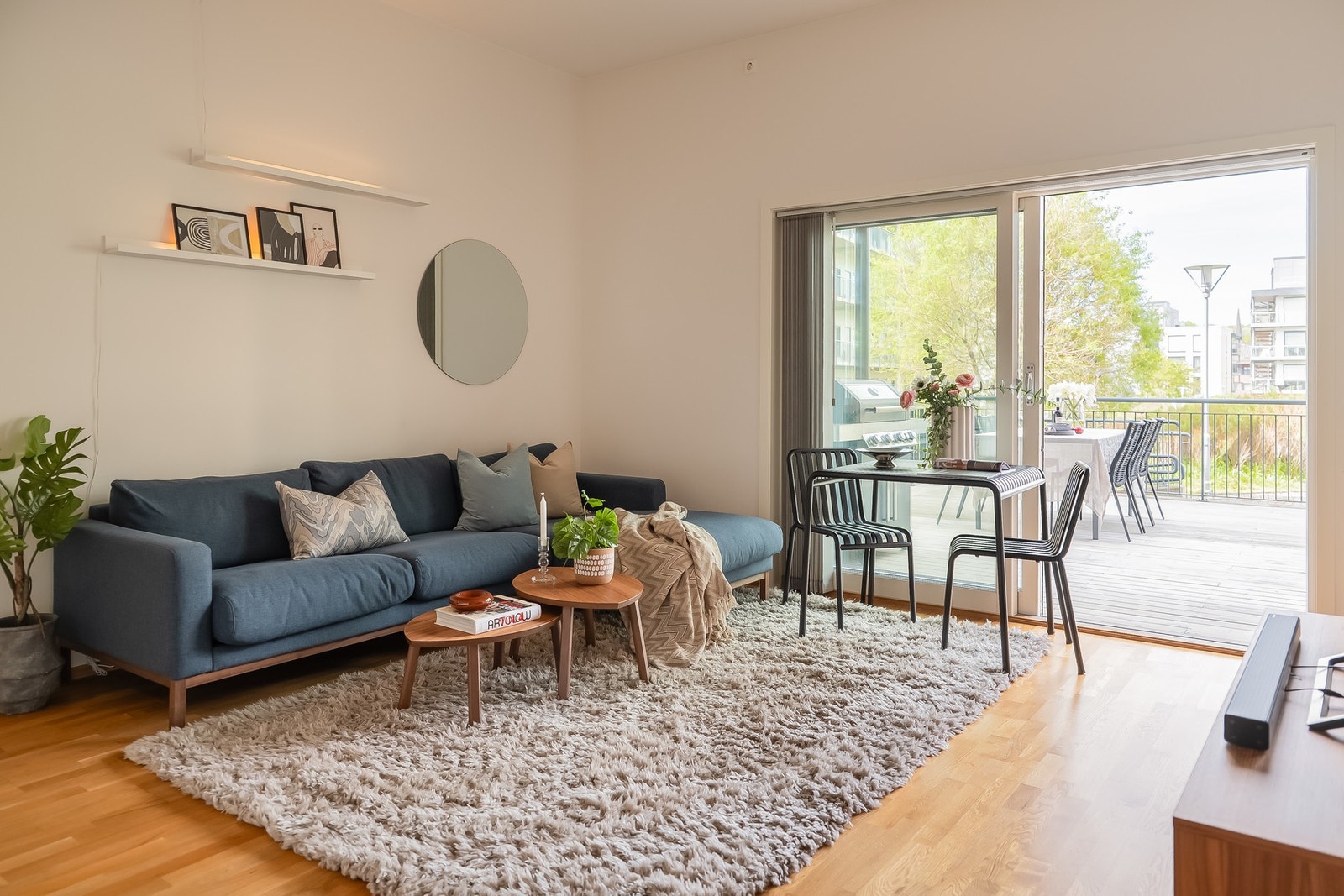 Leiligheten må sies å ha en svært effektiv og praktisk utforming der hver kvadrat er godt utnyttet. Galleribilde