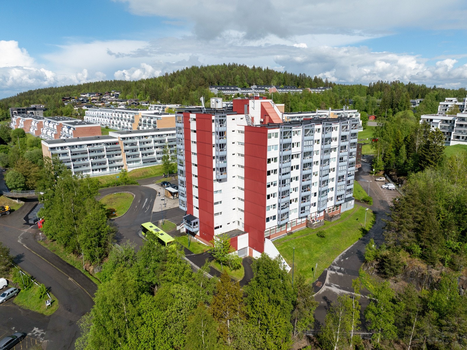 Leiligheten ligger særdeles usjenert til i høyden. Galleribilde