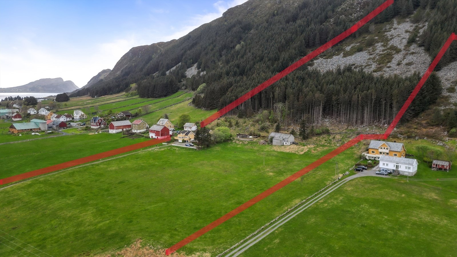 Del av tomteområde Galleribilde