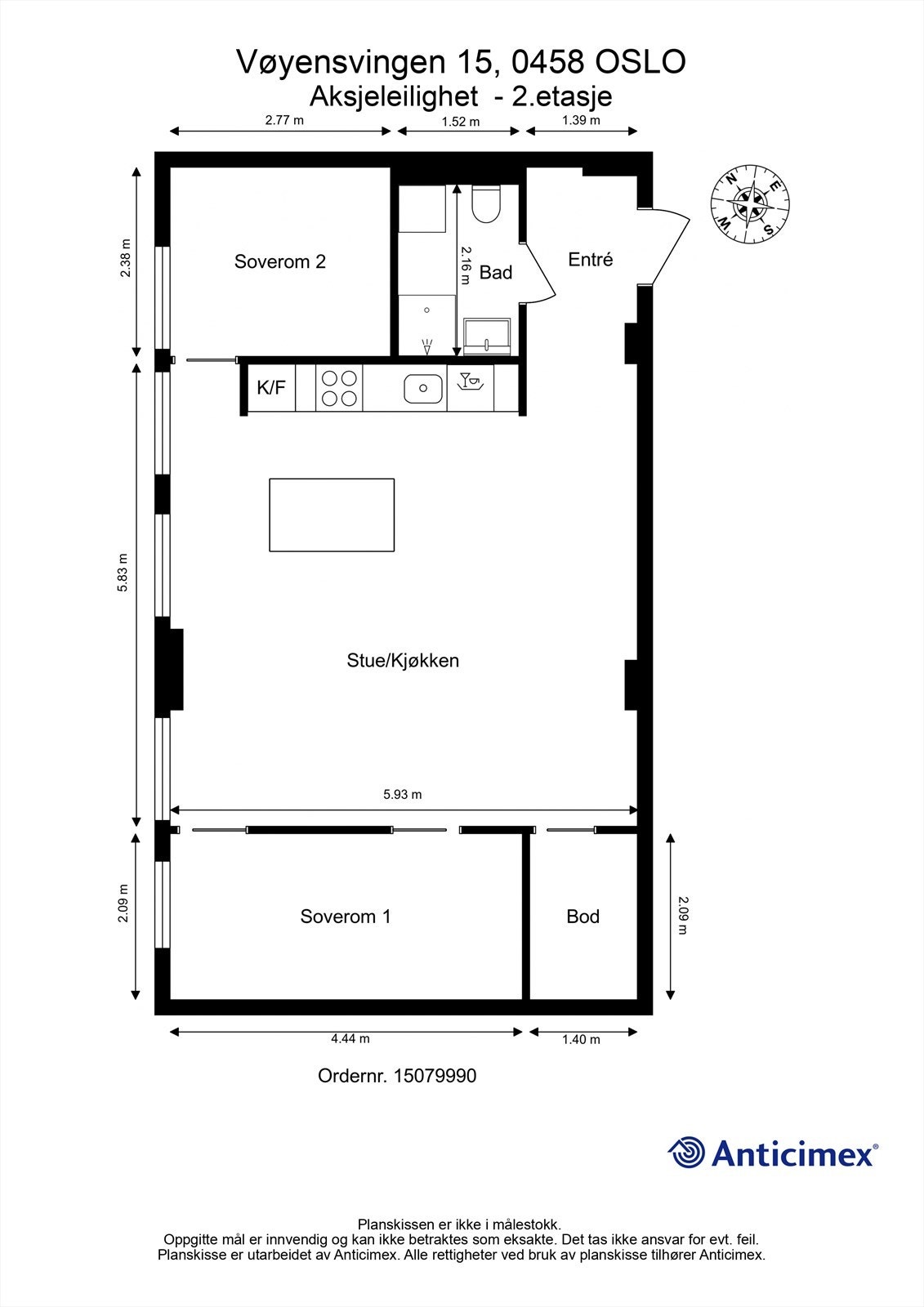 Plantegning Galleribilde