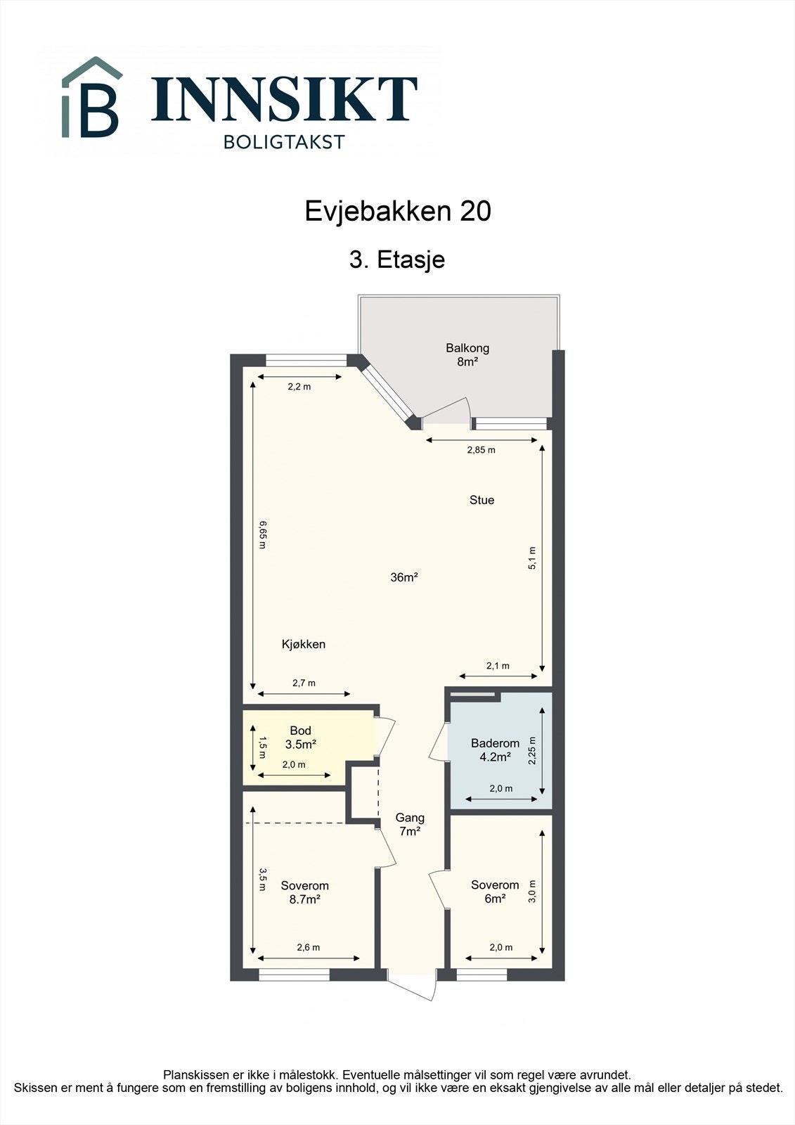 Planskisse Galleribilde