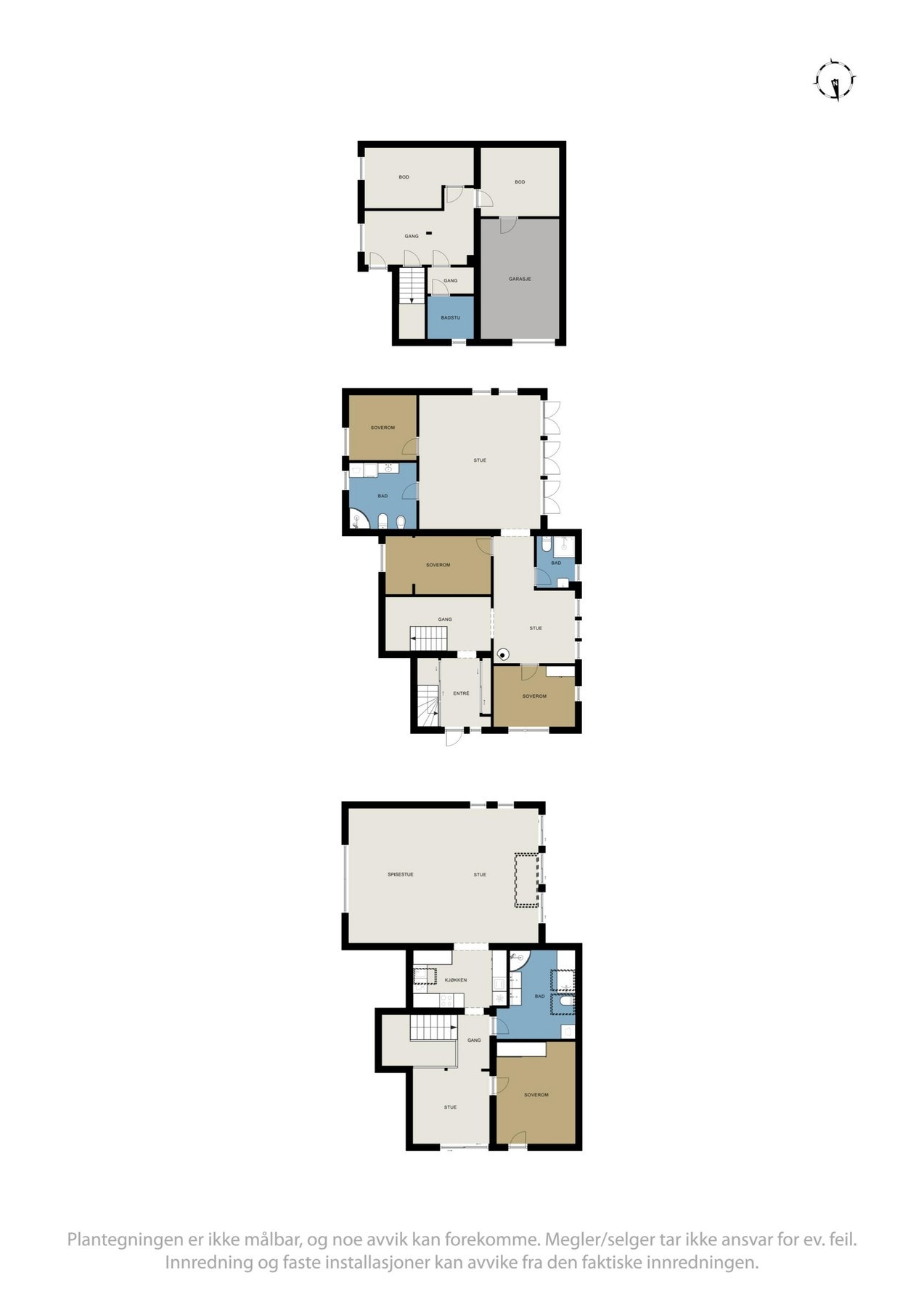 Plantegning Galleribilde