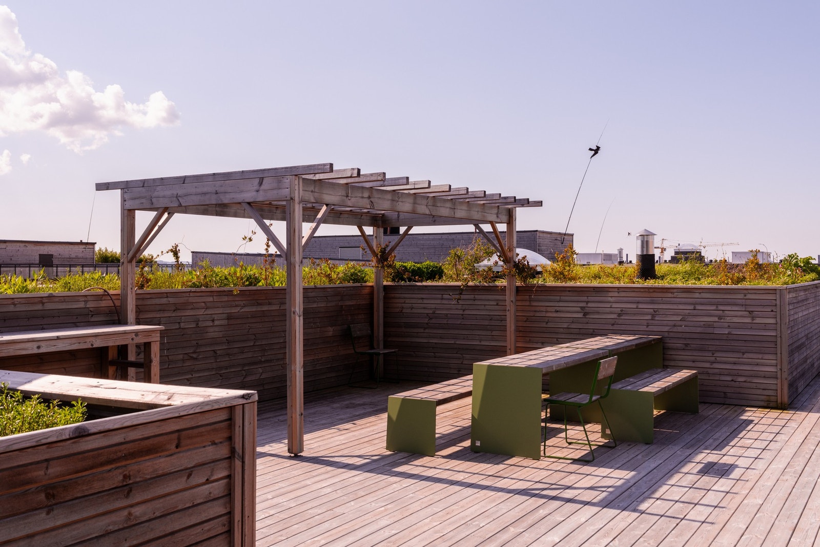 Som beboer har du tilgang til en stort og solrik felles takterrasse. Galleribilde