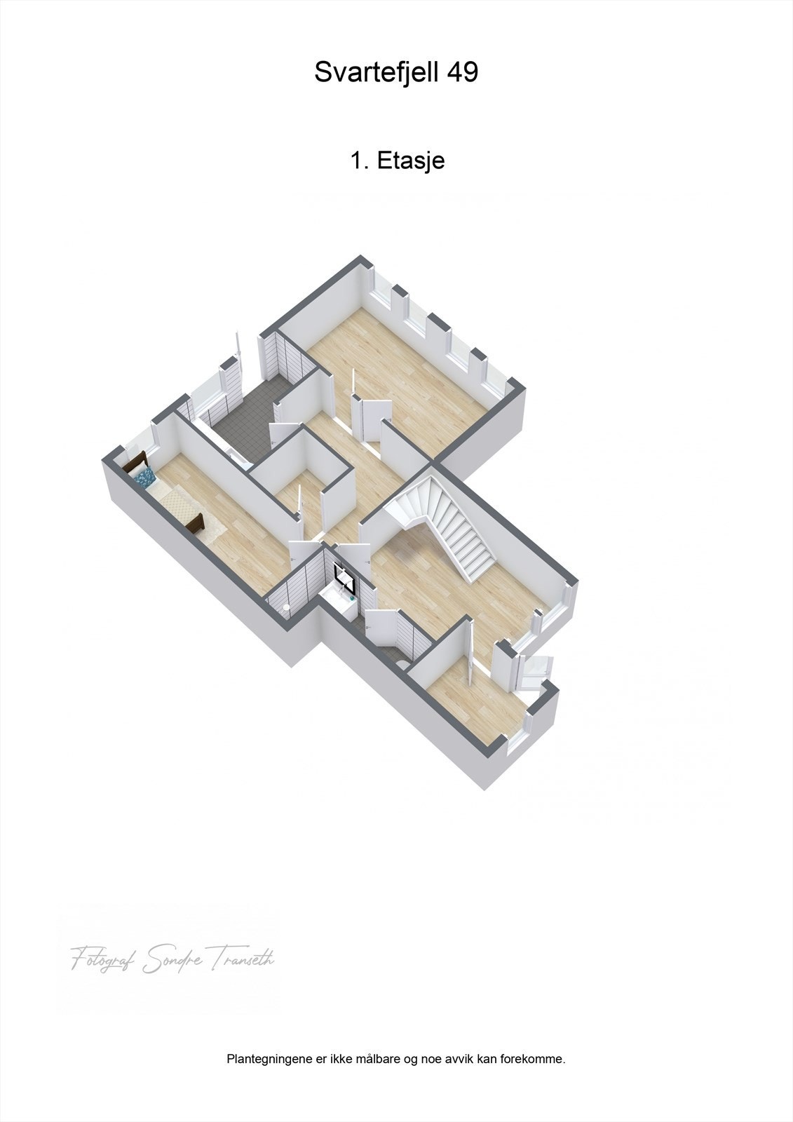 Planløsning underetg.: entre, hall/mellomgang, soverom/ekstra tv-stue, bod, bod/soverom, samt vaskerom med egen inngang. Galleribilde