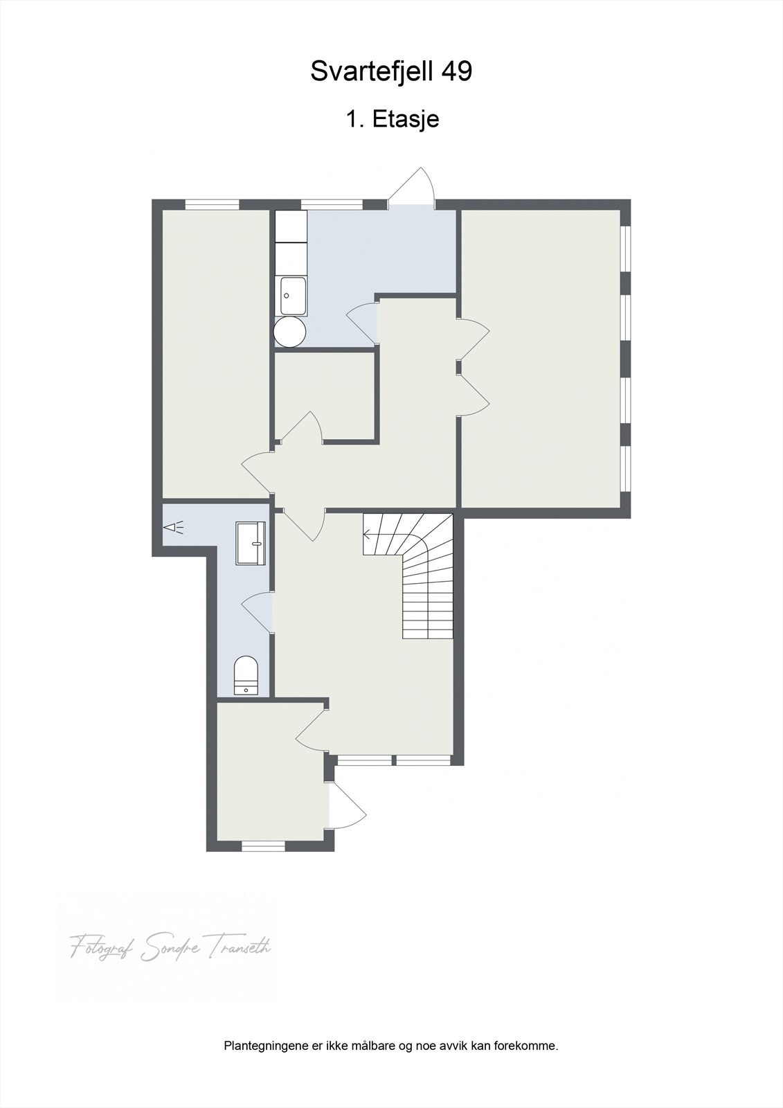 Planløsning underetg.: entre, hall/mellomgang, soverom/ekstra tv-stue, bod, bod/soverom, samt vaskerom med egen inngang. Galleribilde