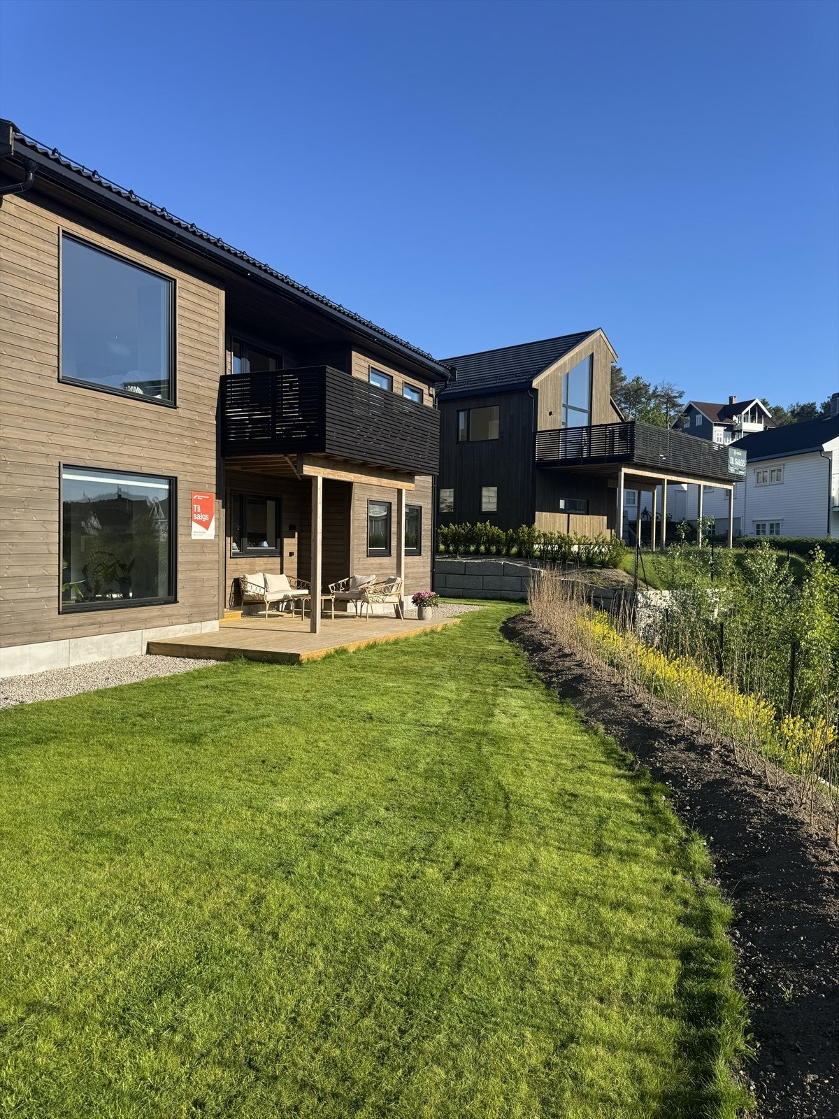 Privat bilde - her er det god plass for lek og moro for barna Galleribilde