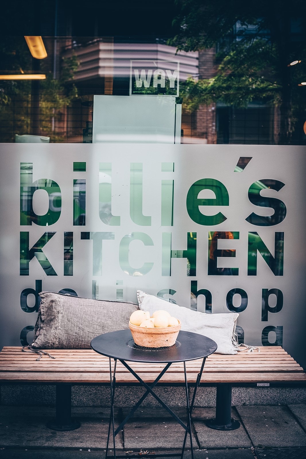 Delikatessebutikken Billies kitchen på Vinderen. Galleribilde