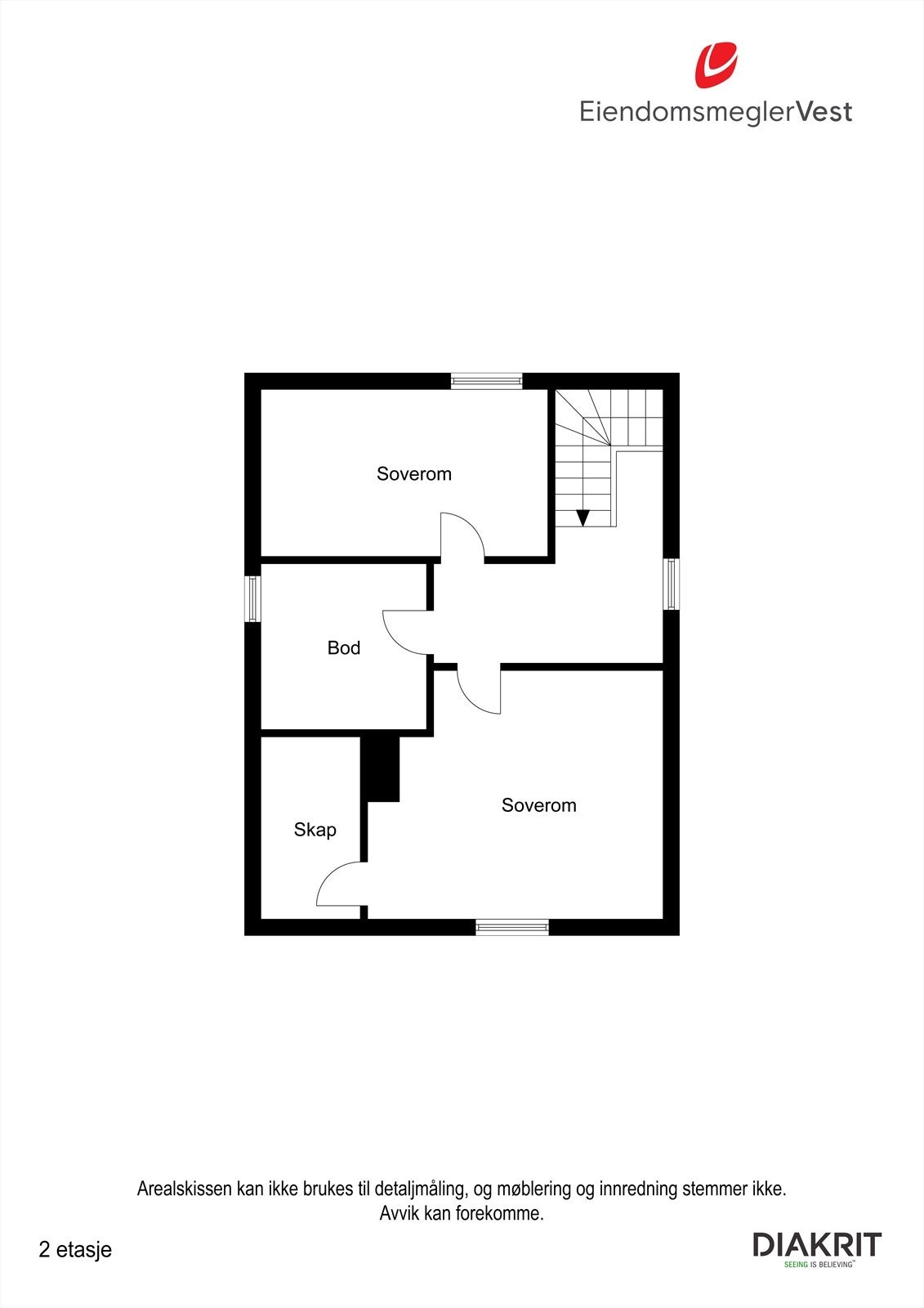 Planteikning 2.etg Galleribilde