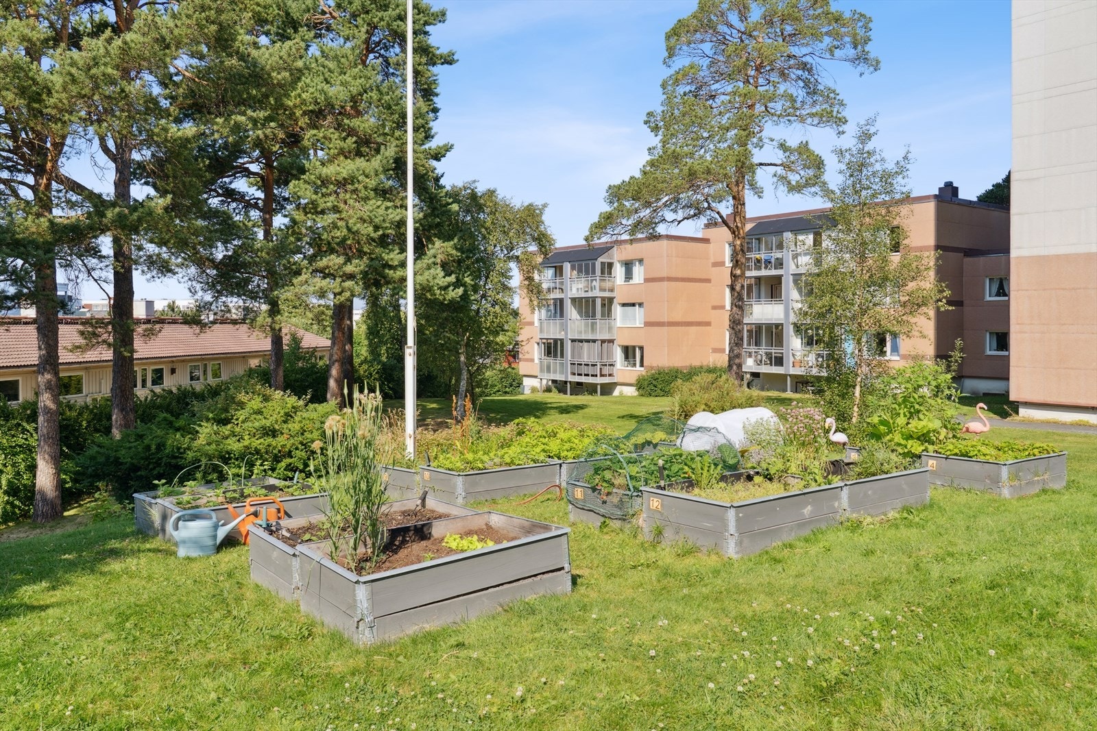 Et sosialt og grønt tilbud for beboerne i Furuhaugen Borettslag. Galleribilde