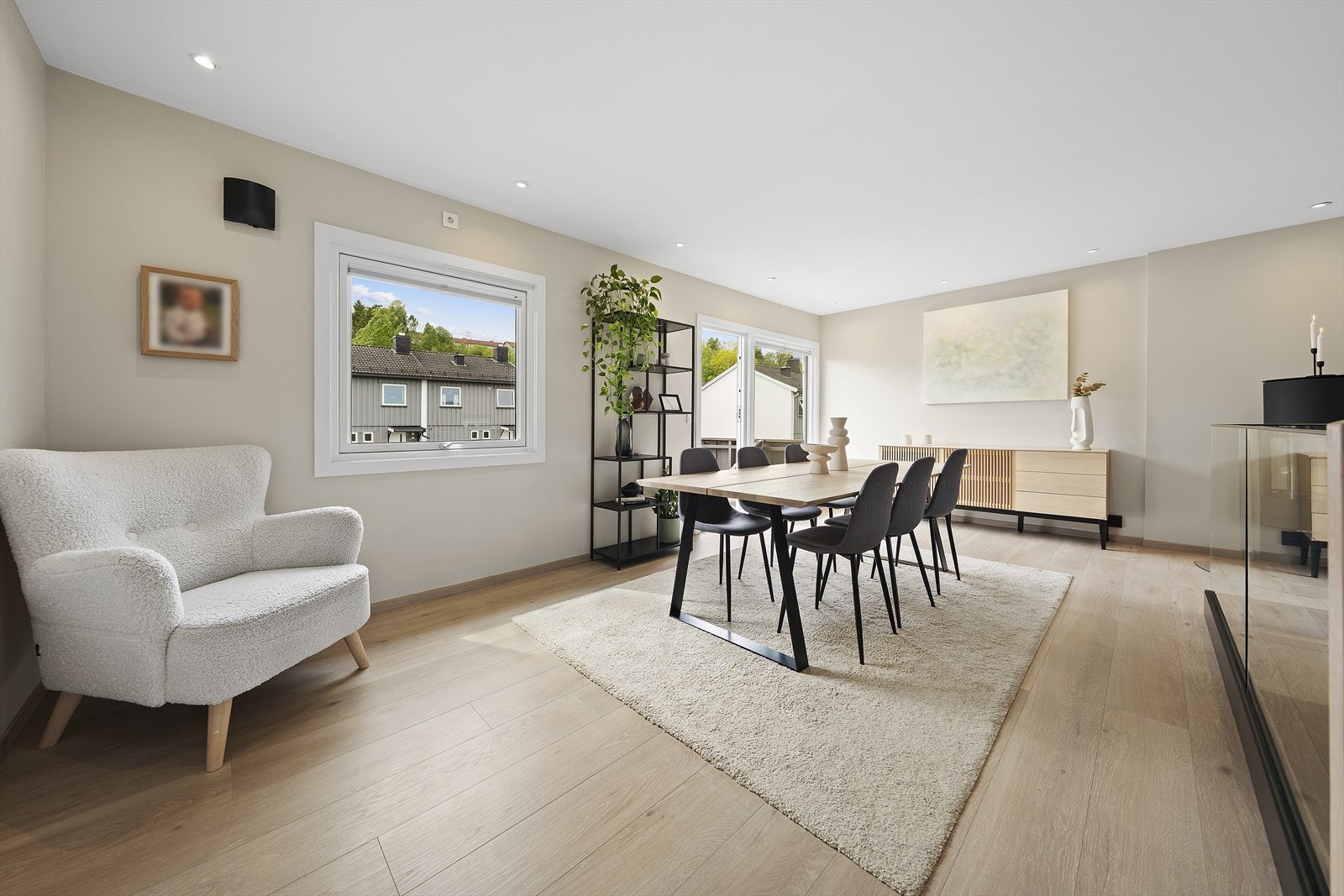 Innbydende med plass til langbord Galleribilde