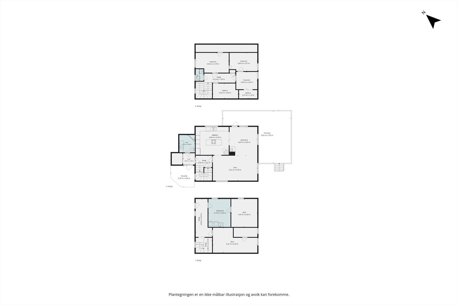 Plantegning Galleribilde