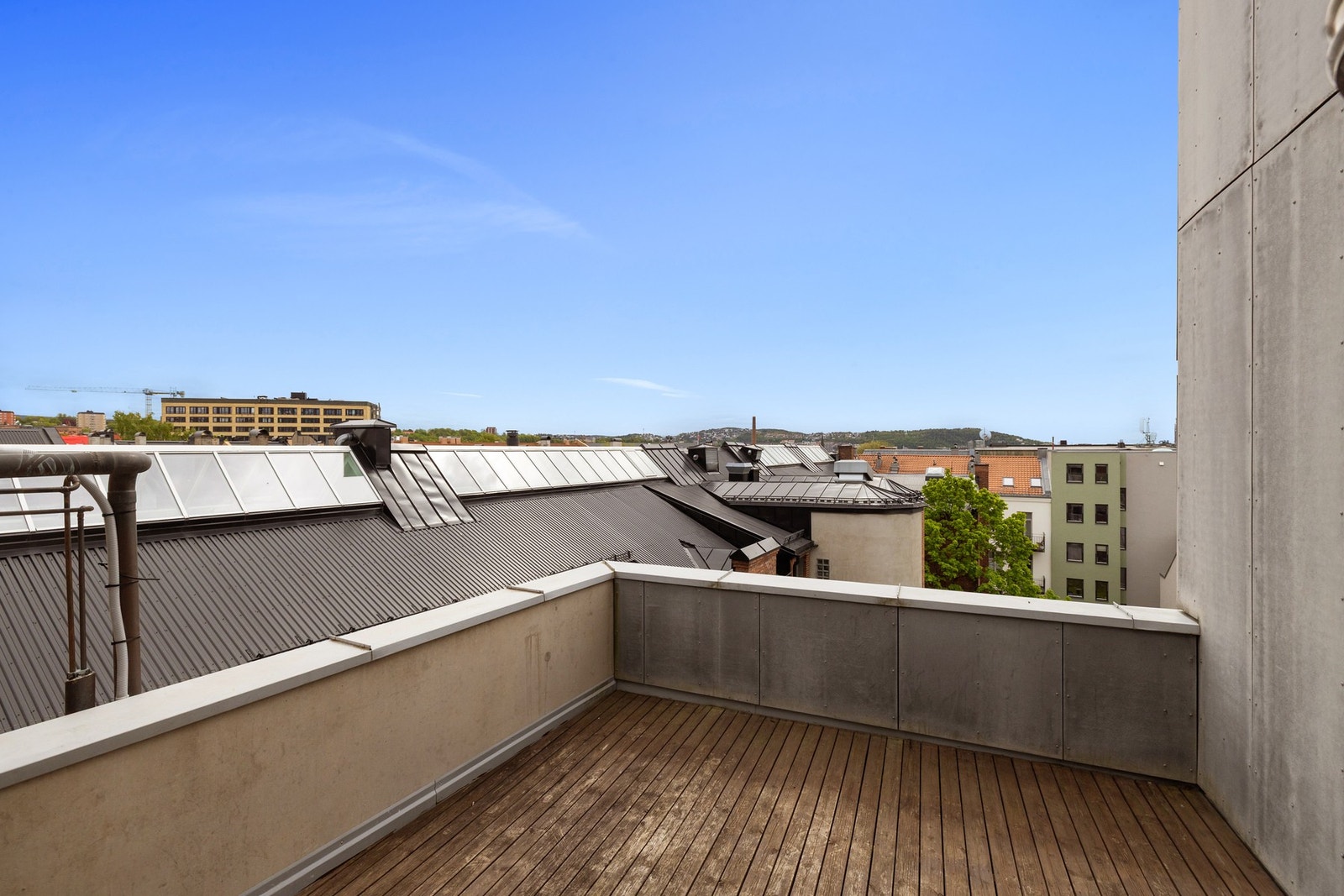 Som beboer har du også tilgang til en felles takterrasse. Galleribilde