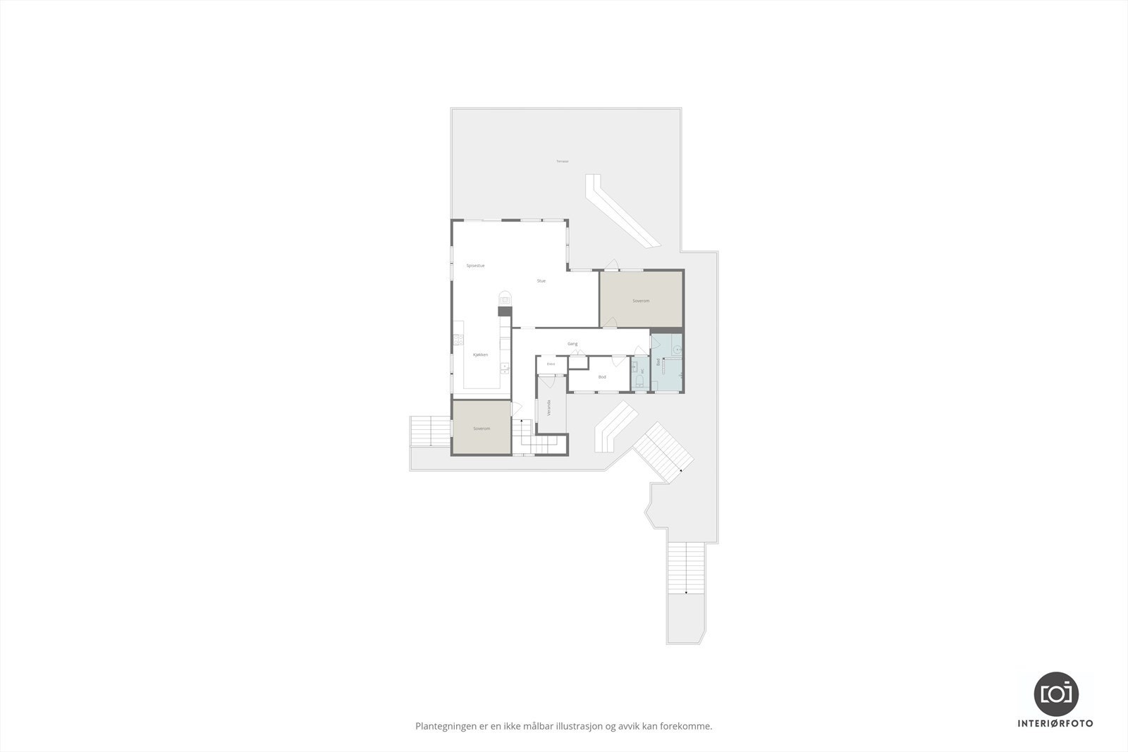Plantegning Galleribilde