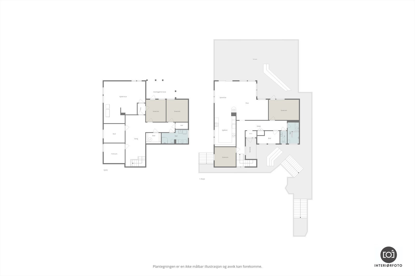 Plantegning Galleribilde