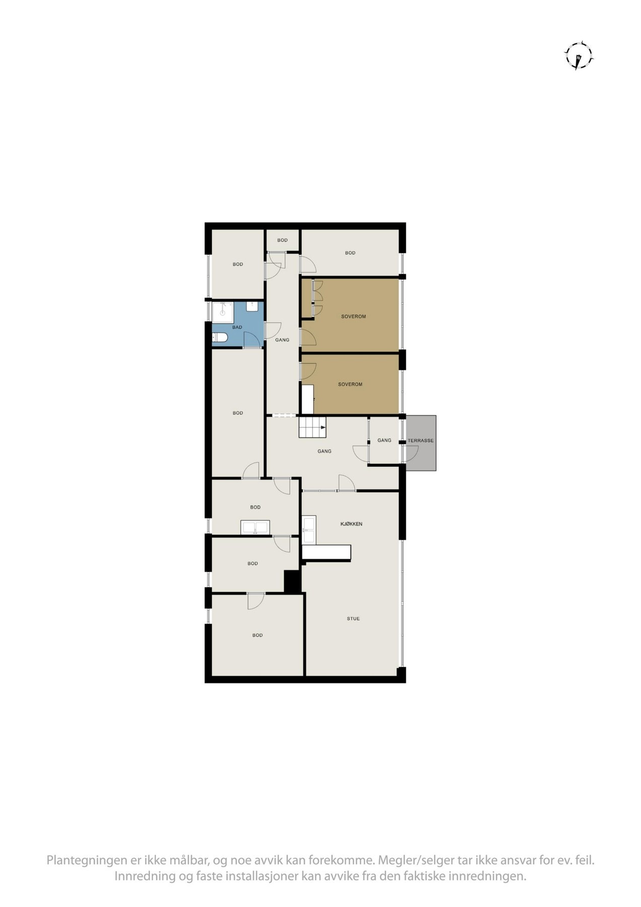 Plantegning Galleribilde