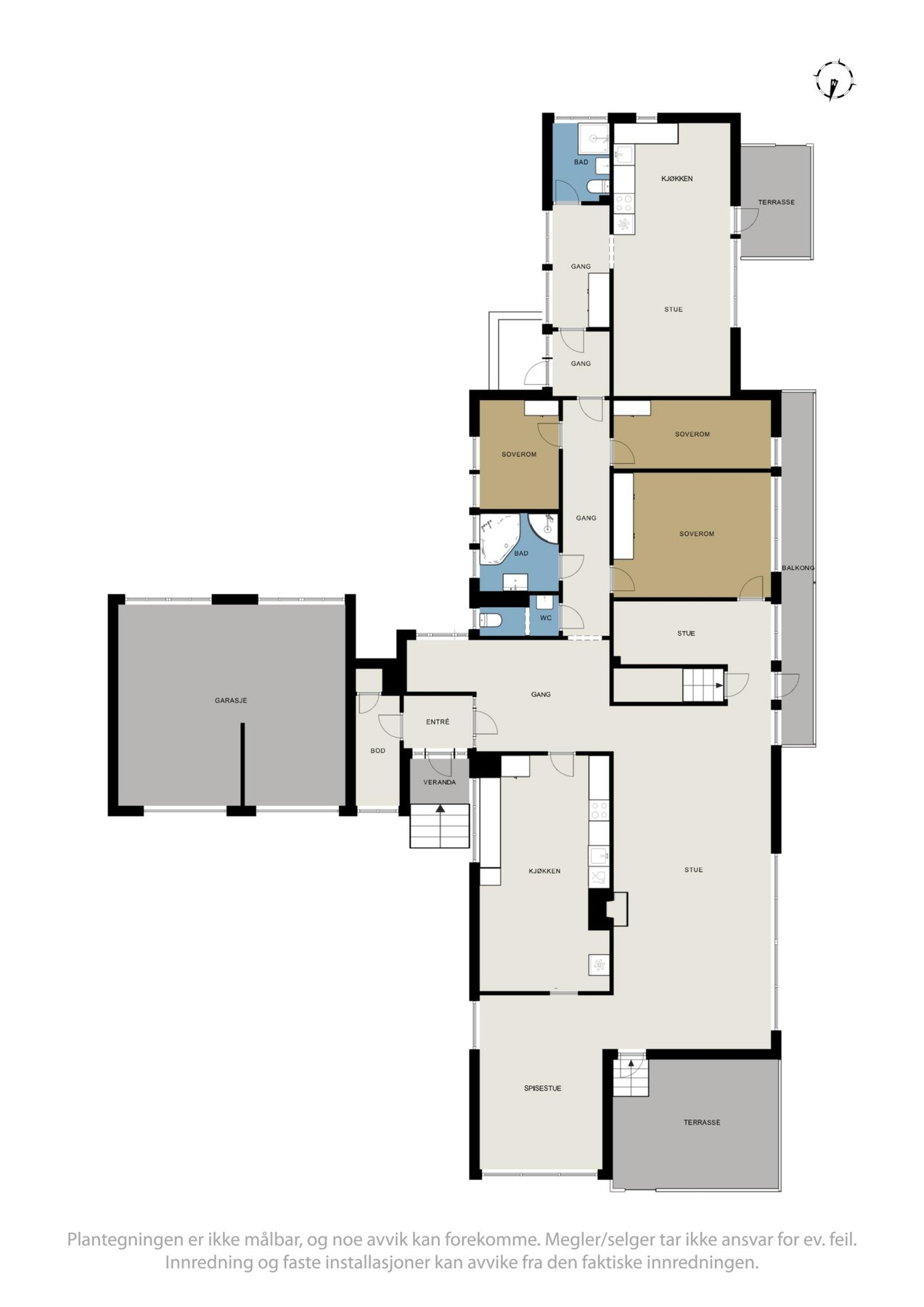 Plantegning Galleribilde