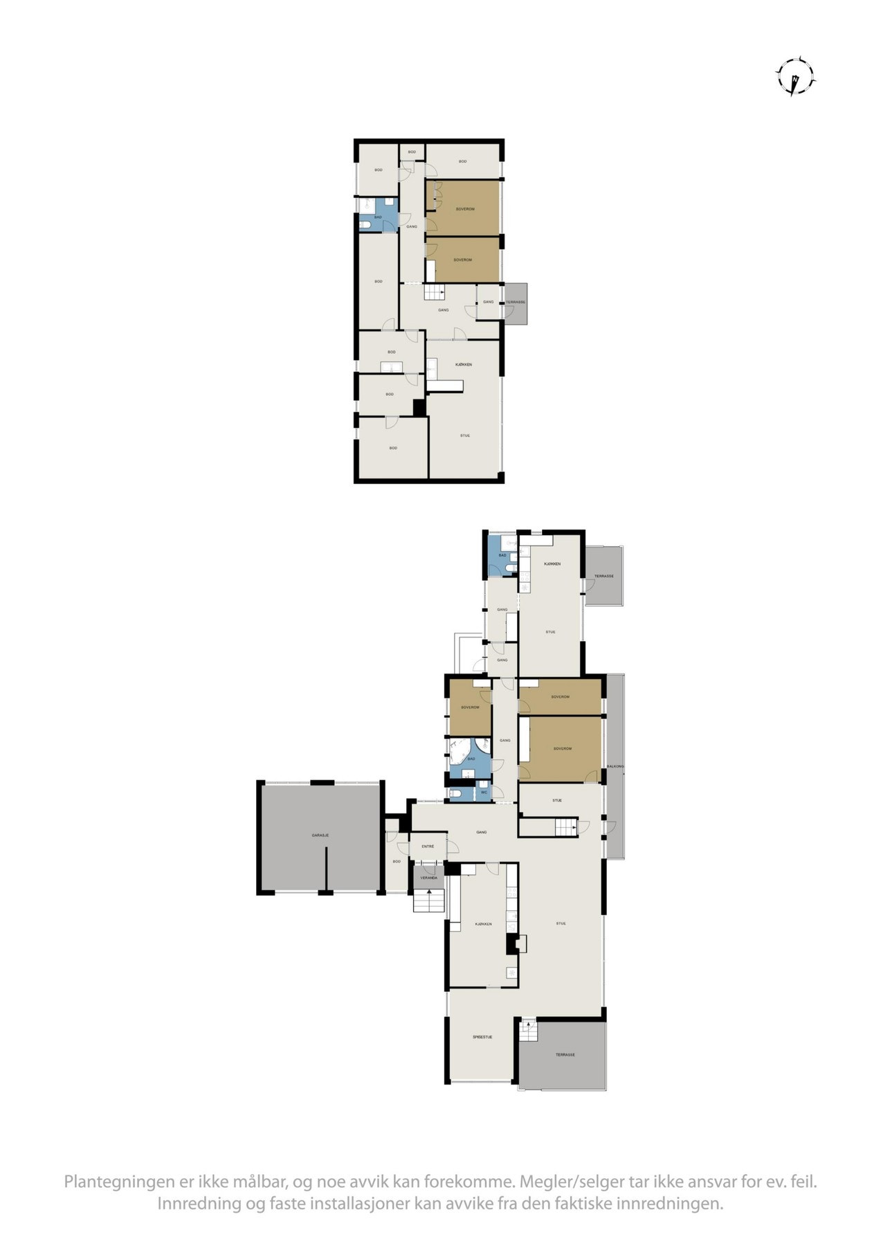 Plantegning Galleribilde