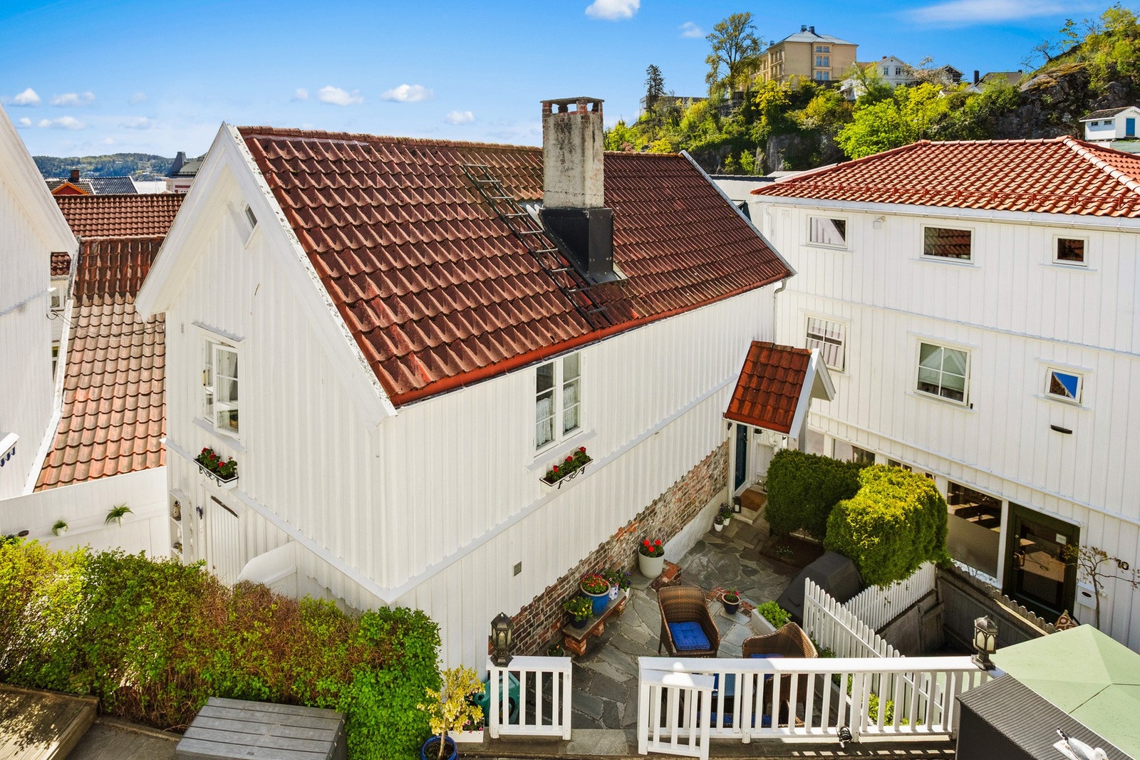 Det er mulighet å gjerde inn uteplassen Galleribilde