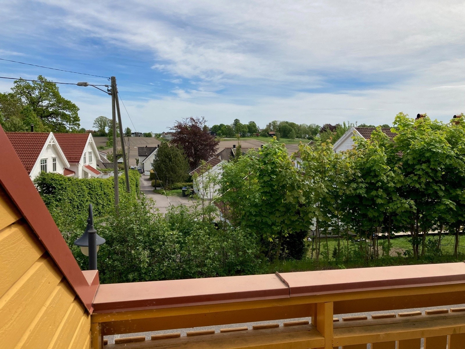 Utsikt fra balkong (selgers eget bilde) Galleribilde