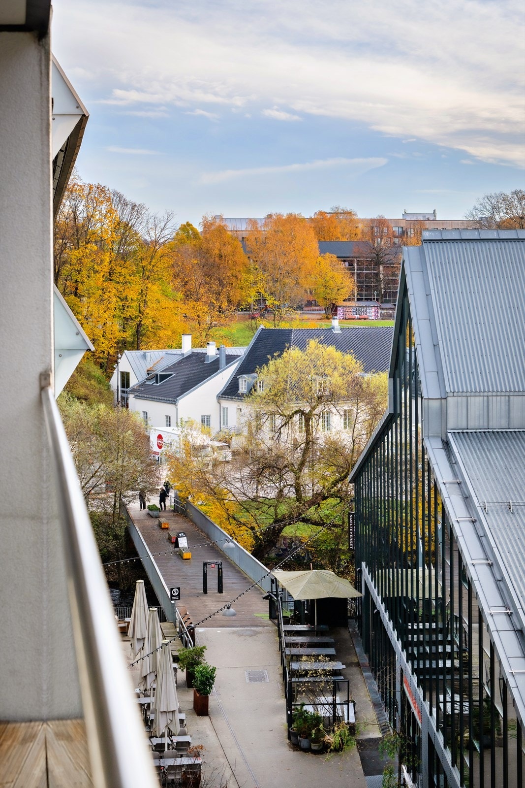 Utsikt fra balkongen. Galleribilde