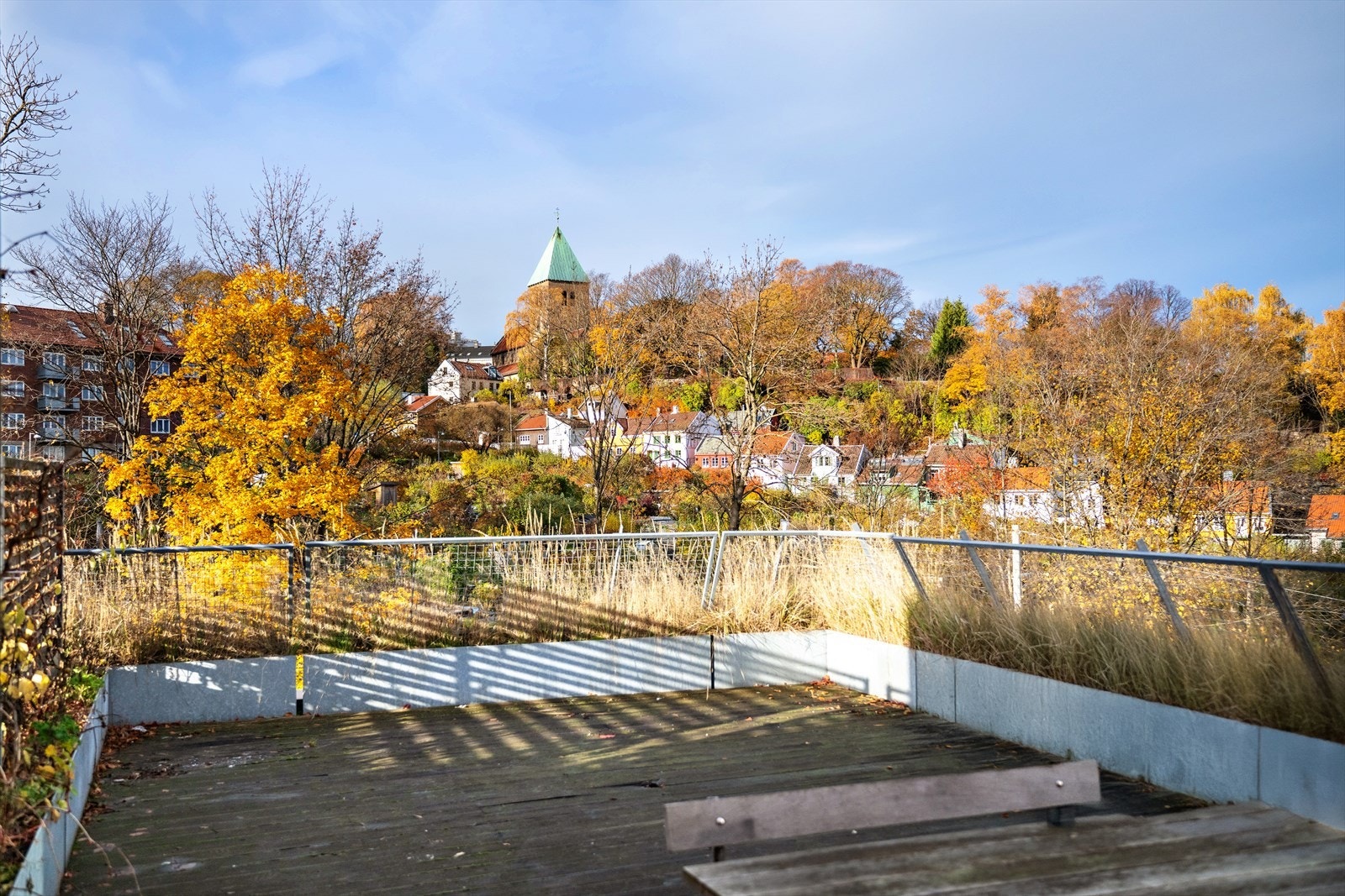 Takterrassene har fantastiske solforhold og passer perfekt til sosiale sammenkomster. Galleribilde