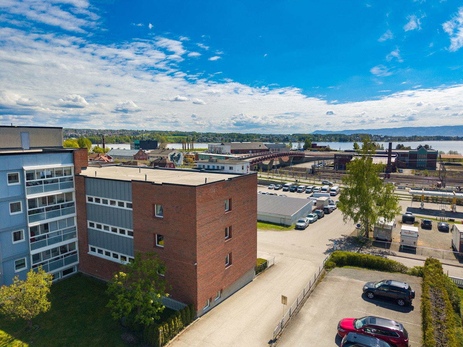 Kort veg ned til Espern og Mjøsa - Hamars nye bydel. Galleribilde