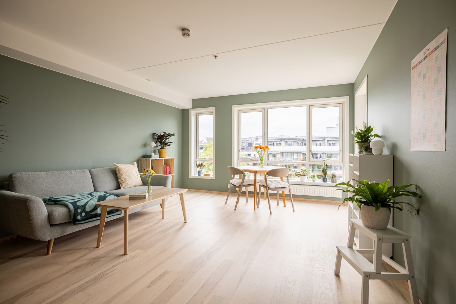 Leiligheten ligger i 4. etasje i nybygg fra 2019. Galleribilde