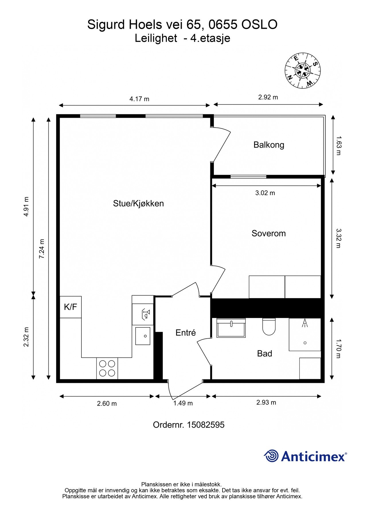 Planskisse. Galleribilde