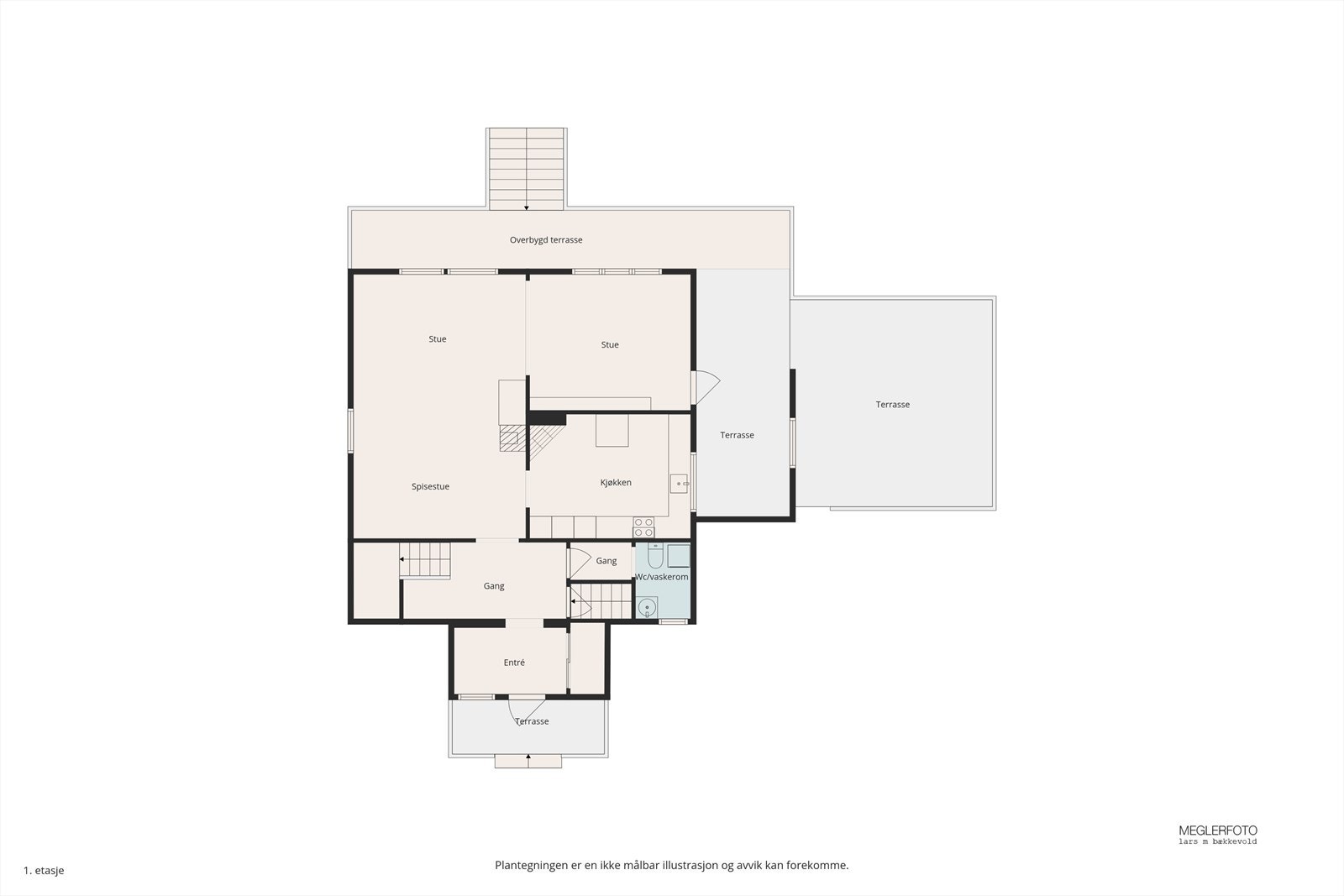 Plantegning hovedplan Galleribilde