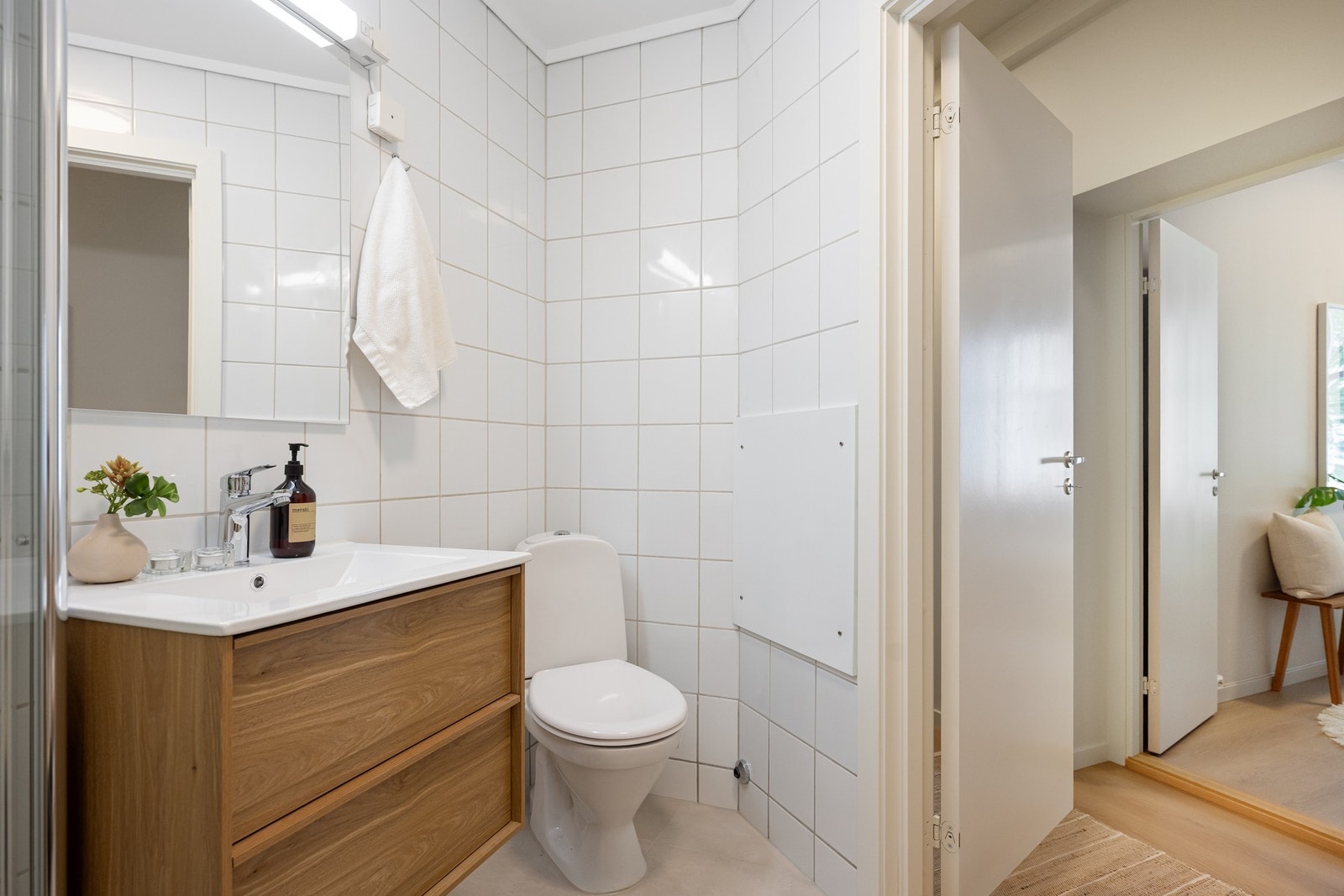 Badet har opplegg for vaskemaskin Galleribilde