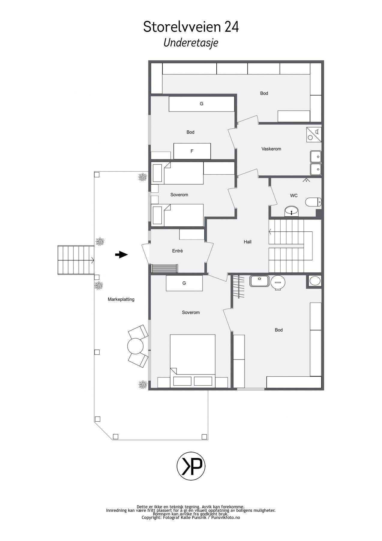 Plantegning Galleribilde