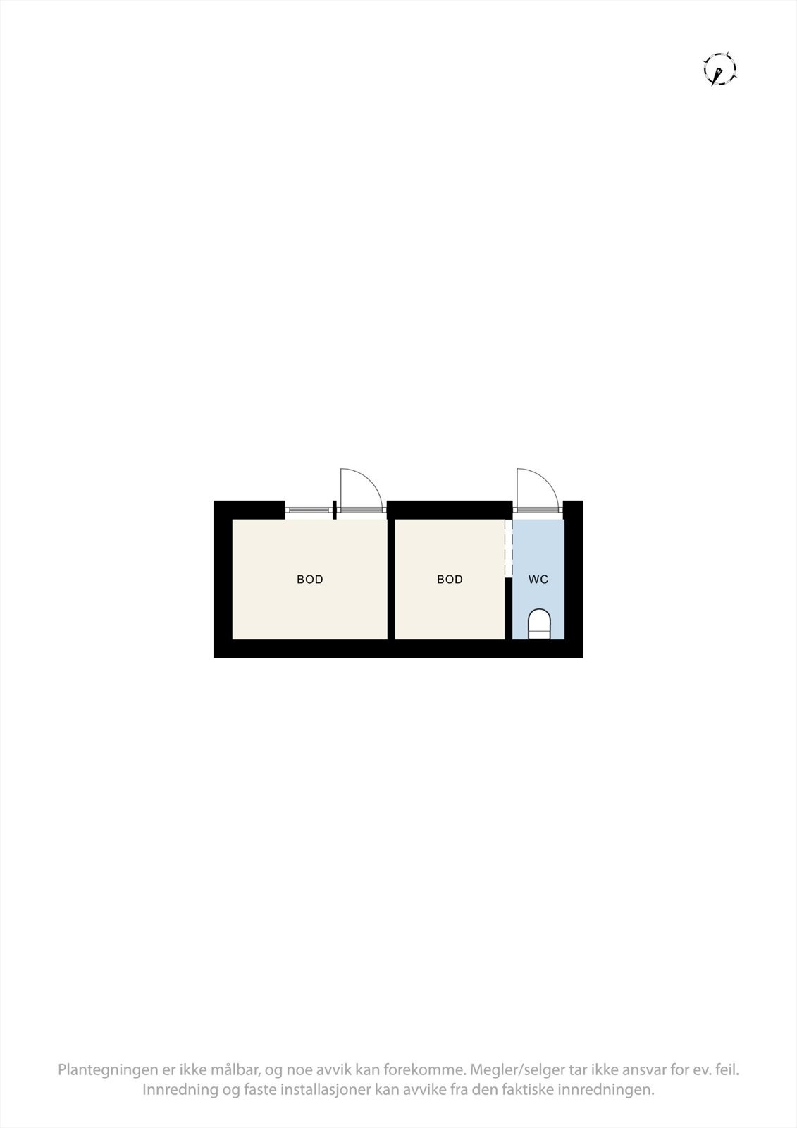 Plantegning utebod/utedo. Velkommen til en hyggelig påmeldingsvisning! Galleribilde