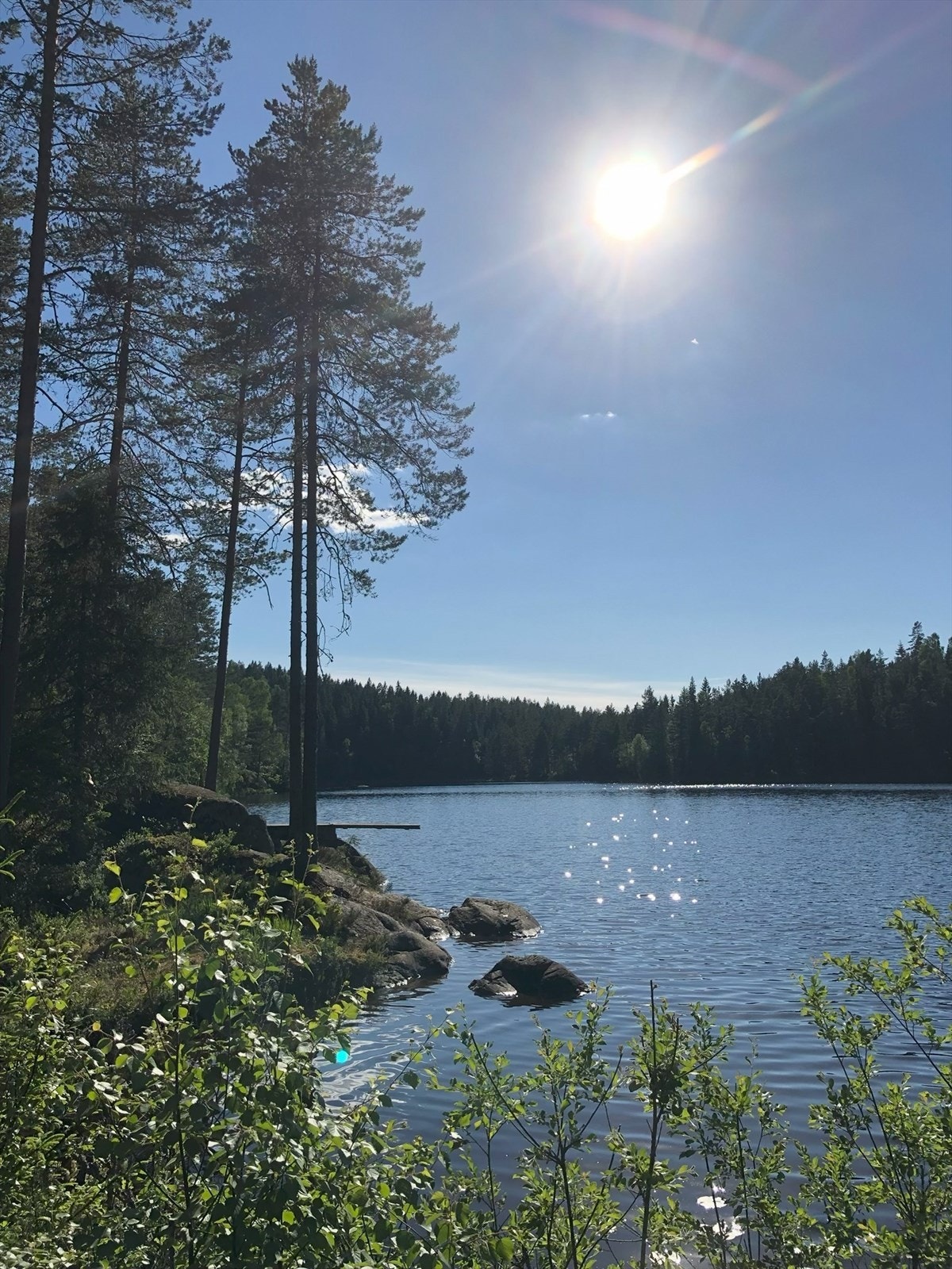 Vil du på badetur kan du ta turen til badeplassen ved Stavtjern som ligger i nærområdet til hytta. Galleribilde