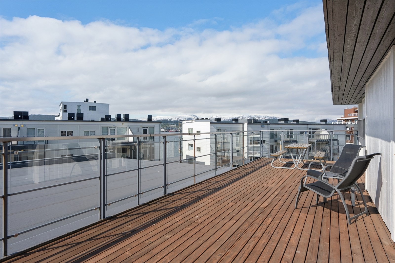Her er god plass til å nyte de fine sommerdagene. Galleribilde