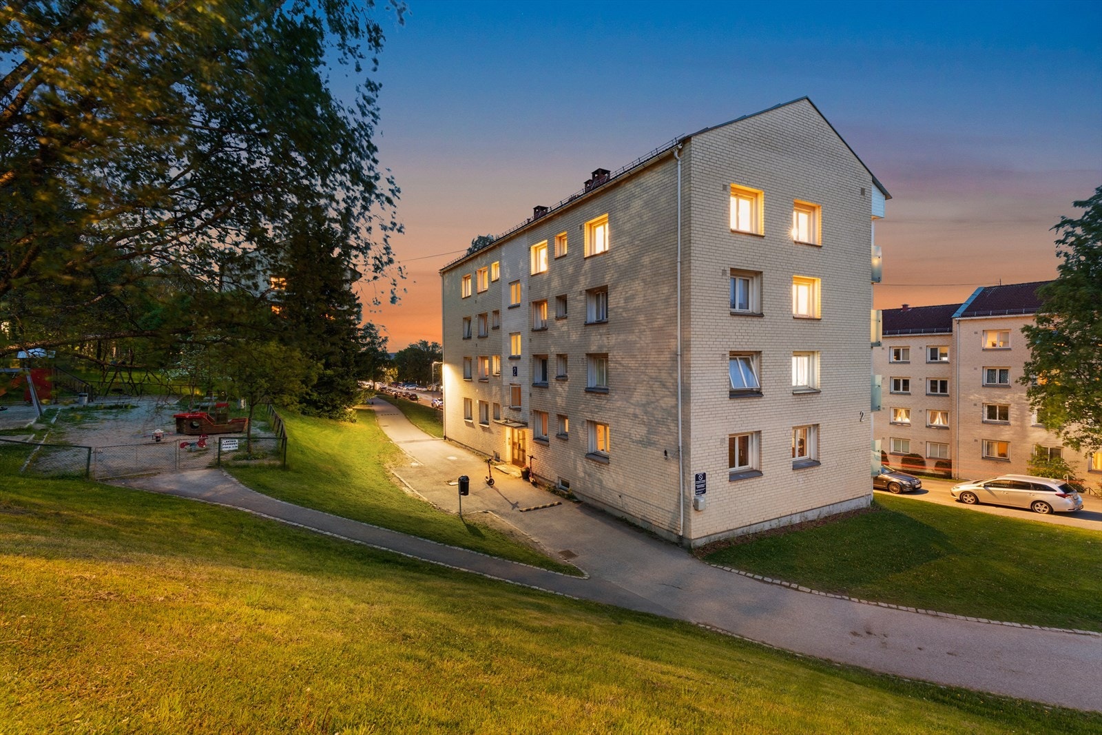 Rolig og etablert boligområde. Galleribilde