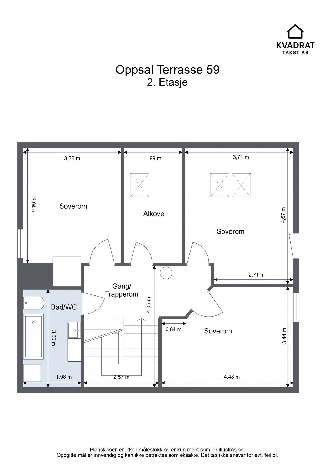 Planskisse 2.etasje Galleribilde