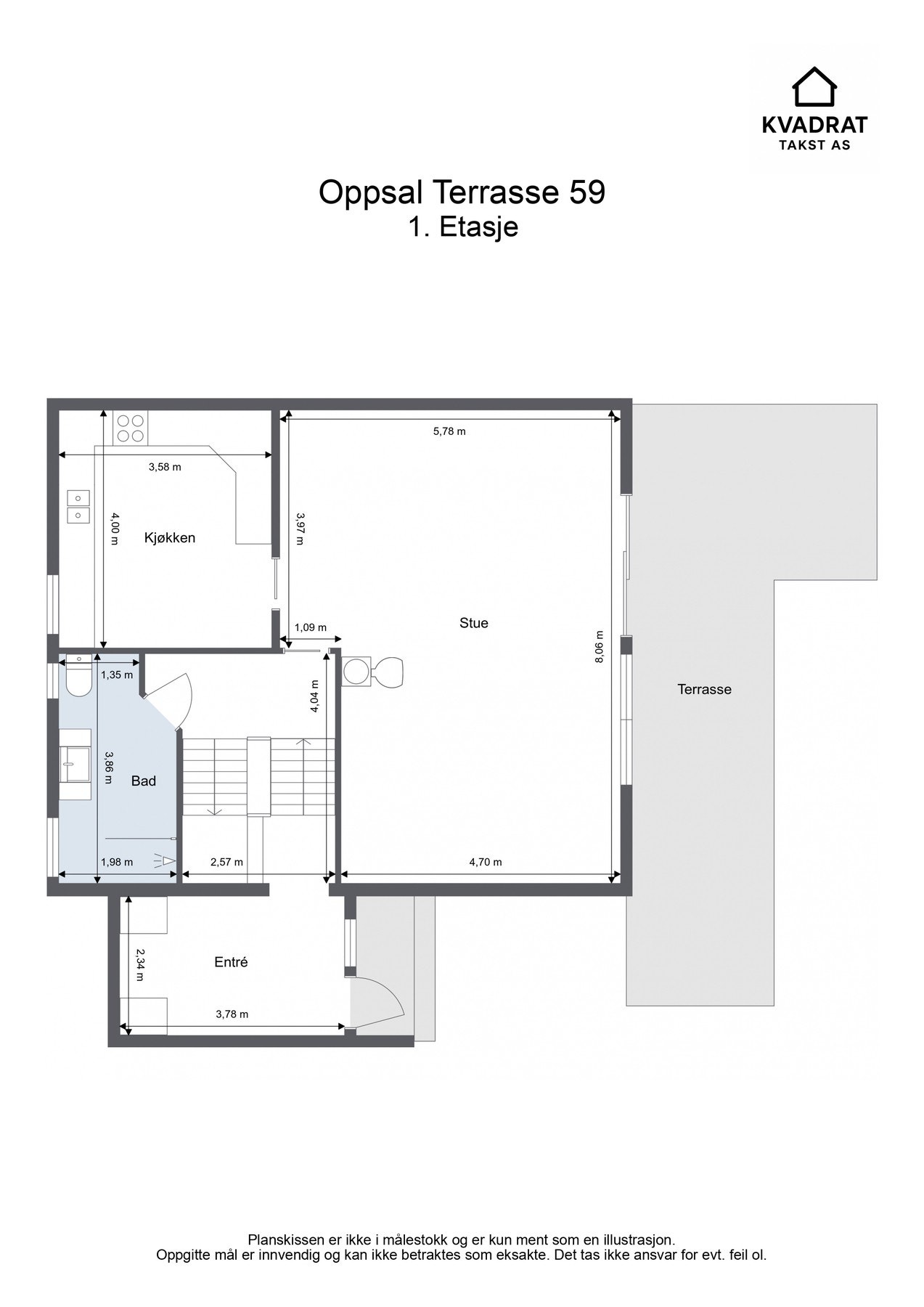 Planskisse 1.etasje. Galleribilde