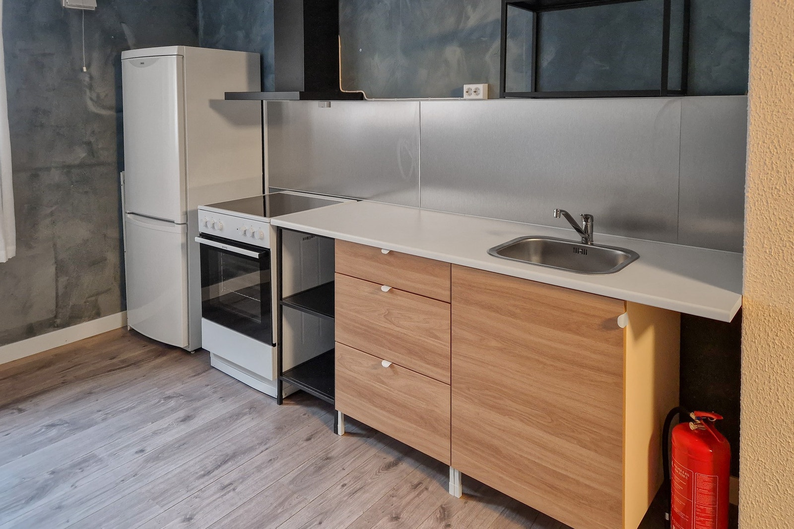 Komfyrvakt og aquastop/lekkasjevarsler er installert. Galleribilde