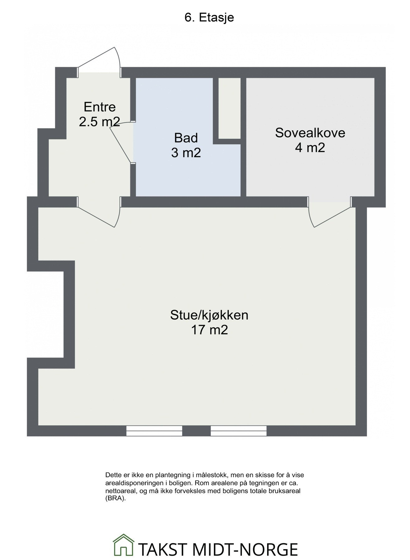 Planskisse. Galleribilde