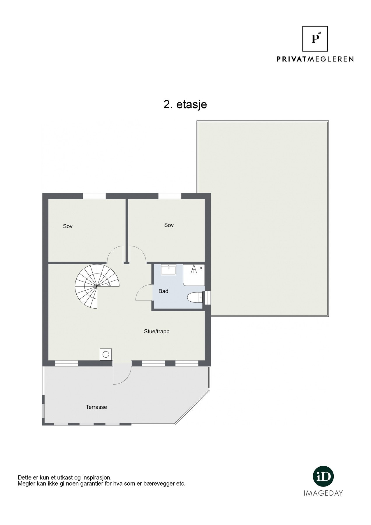 Planskisse 2. etasje Galleribilde