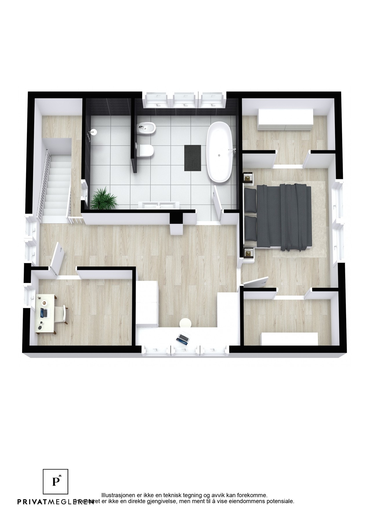 Hovedhus 2.etasje Galleribilde